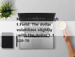 Macro Markets Insight Field: The dollar volatilizes slightly with the dollar 1.3620-70